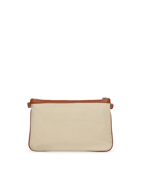 26SS 브이73 클러치/파우치 73BS9N004 RESPONSIBLEOFF WHITE CUOIO OFF WHITE TAN - V73