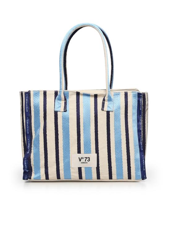 26SS 브이73 토트백 73BS9MV01R ILENEAZZURRO MULTICOLOR Light Blue Multicolor