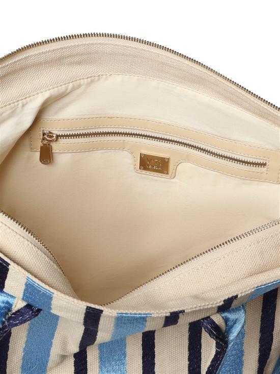 26SS 브이73 토트백 73BS9MV01R ILENEAZZURRO MULTICOLOR Light Blue Multicolor - V73