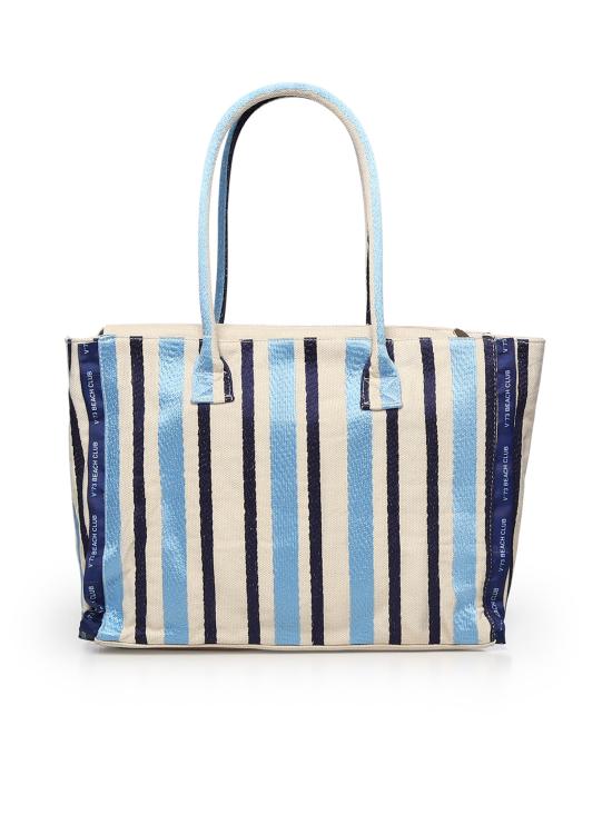 26SS 브이73 토트백 73BS9MV01R ILENEAZZURRO MULTICOLOR Light Blue Multicolor - V73