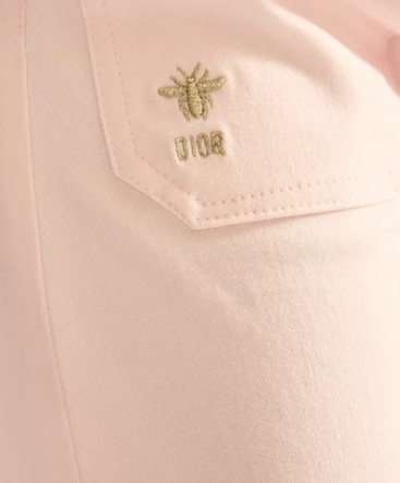 26SS [키즈] 디올 스트레이트 팬츠 6SBM11PANA 324 Pink Powder - DIOR