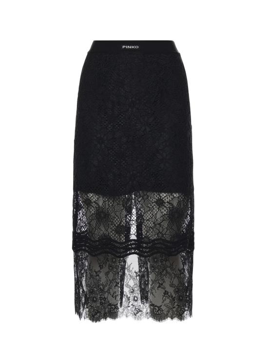 26SS 핑코 롱 스커트 106664 A381Z99 Black