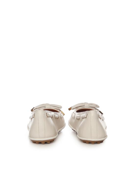 26SS 토즈 플랫 슈즈 XXW04M0KC40SWZ B015 White - TODS