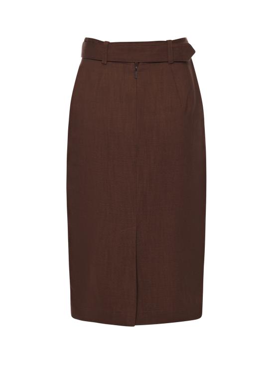 26SS 핑코 롱 스커트 106449 A2W6L78 Brown - PINKO