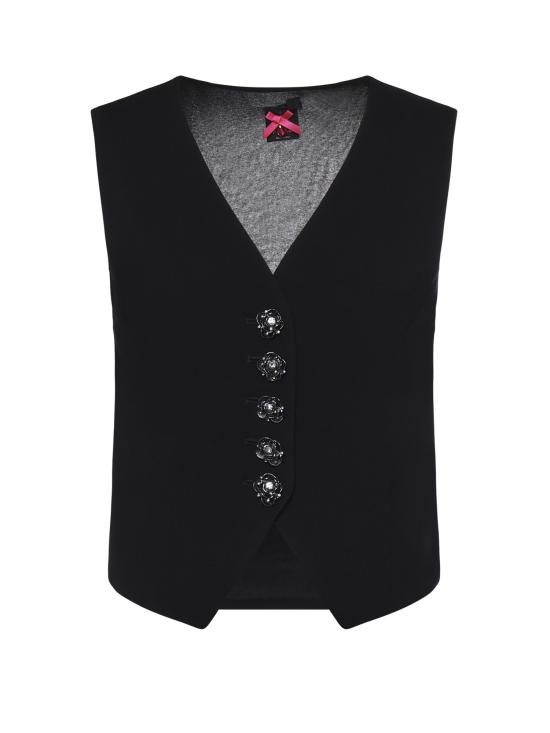 26SS 핑코 베스트 106593 A2Q2Z99 Black