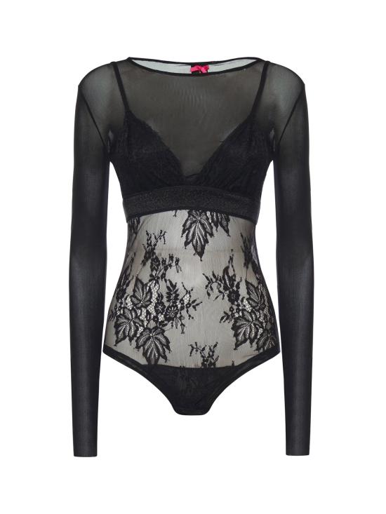 26SS 핑코 바디수트 티셔츠 106272 A33EZ99 Black