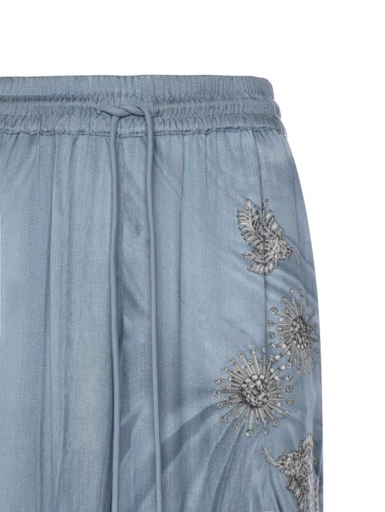 26SS 핑코 팔라초 팬츠 106210 A37NF15 Blue - PINKO