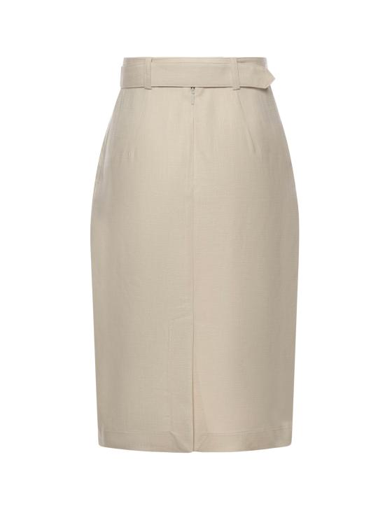 26SS 핑코 롱 스커트 106449 A2W6C00 Swan White - PINKO