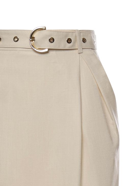 26SS 핑코 롱 스커트 106449 A2W6C00 Swan White - PINKO