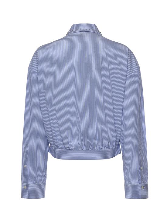 26SS 핑코 셔츠 106277 A32RZE5 Multicolor White Light Blue - PINKO