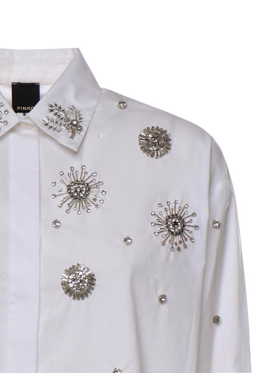 26SS 핑코 셔츠 106225 A31WZ04 White - PINKO