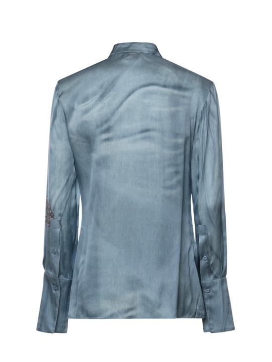 26SS 핑코 셔츠 106211 A37NF15 Blue - PINKO