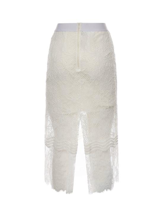 26SS 핑코 롱 스커트 106664 A381Z05 White - PINKO