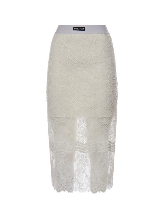 26SS 핑코 롱 스커트 106664 A381Z05 White