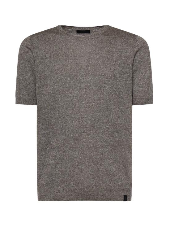 26SS 페이 반팔 티셔츠 NMMC1522420WYK S602 DARK BROWN