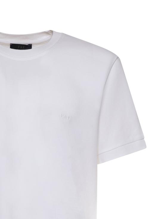 26SS 페이 반팔 티셔츠 NPMB352136TZEF B001 White - FAY