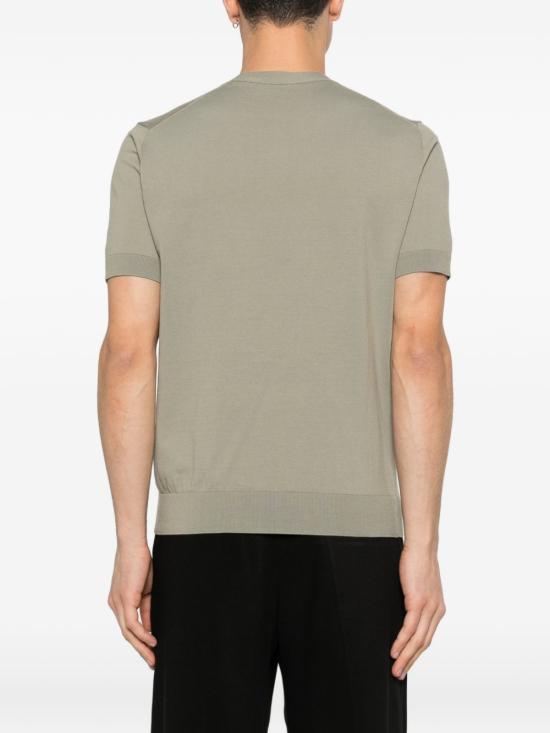 26SS Paolo Pecora 반팔 티셔츠 A009F100 5326 Green - OTHER BRANDS