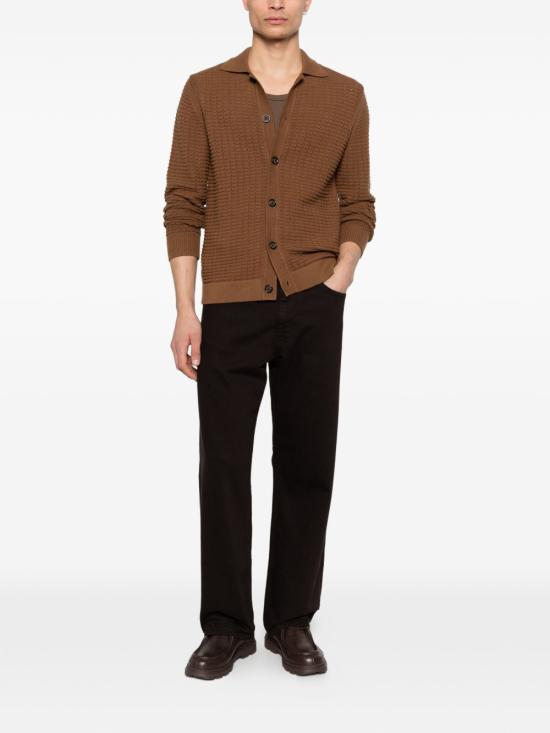 26SS 파올로페코라 가디건 A040F800 1181 Brown - PAOLO PECORA