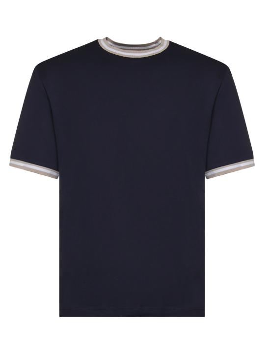 26SS 일레븐티 반팔 티셔츠 M75TSHM13TES0M291 110301 Blue Taupe White