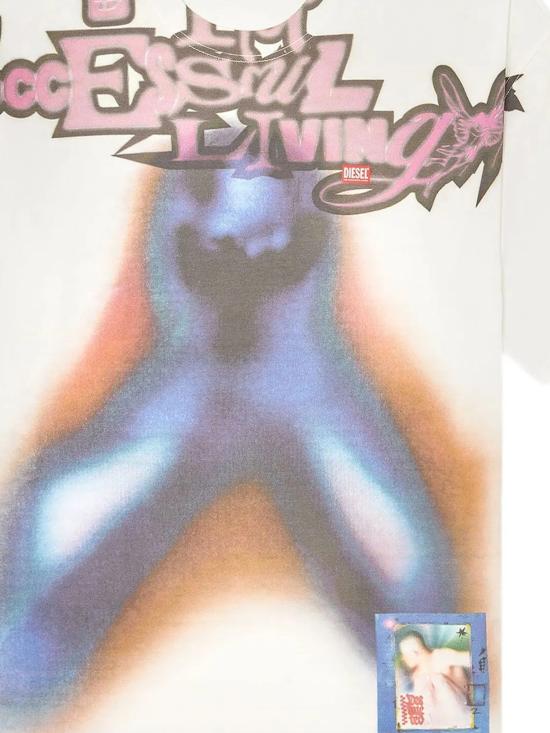 26SS 디젤 반팔 티셔츠 A20945 0PLAT141 - DIESEL