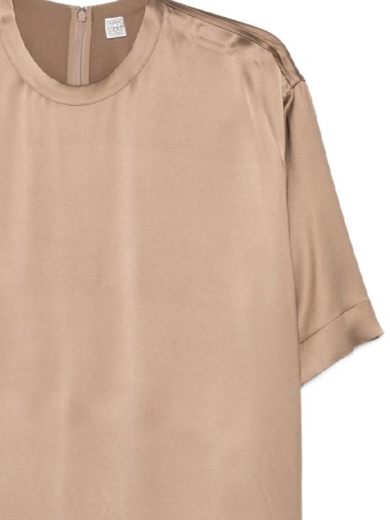 26SS 토템 반팔 티셔츠 261WRT0629FB0546 088 Latte - TOTEME