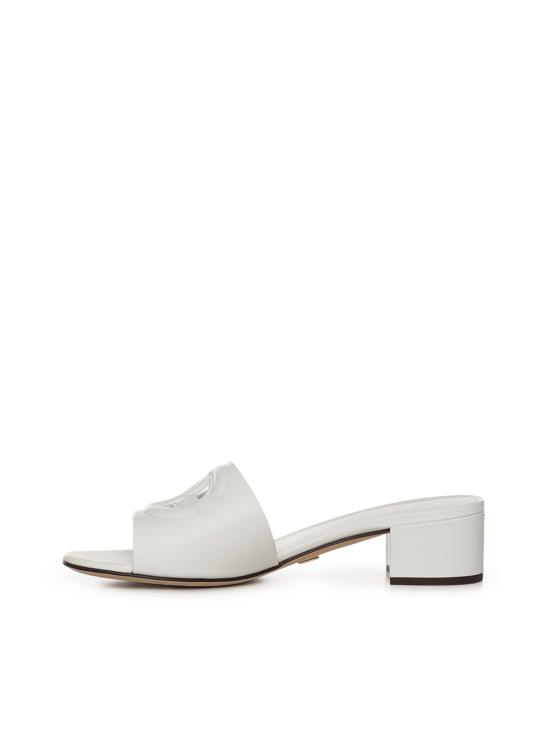 26SS 돌체앤가바나 뮬/슬리퍼 CR1755 AY32980001 White - DOLCE & GABBANA