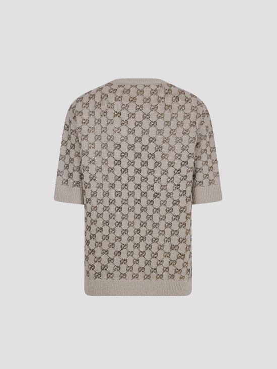 26SS 구찌 후드 티셔츠 813729XKFE6 9322 GOLD BEIGE MIX - GUCCI