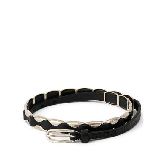 26SS 아워레가시 가죽 벨트 A2268BOI OILBLK LTH OILY BLACK LEATHER