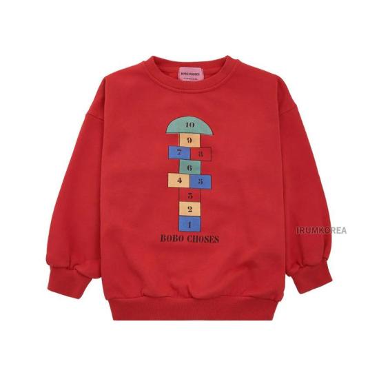 25FW [키즈] 보보쇼즈 트레이닝 상의 B225AC036 611 RED