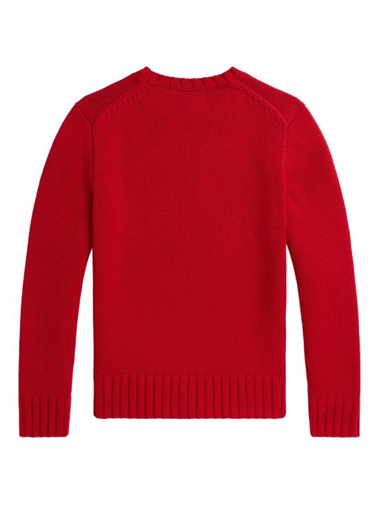26SS [키즈] 랄프 로렌 캐시미어 니트 323668285500 600 RED - RALPH LAUREN