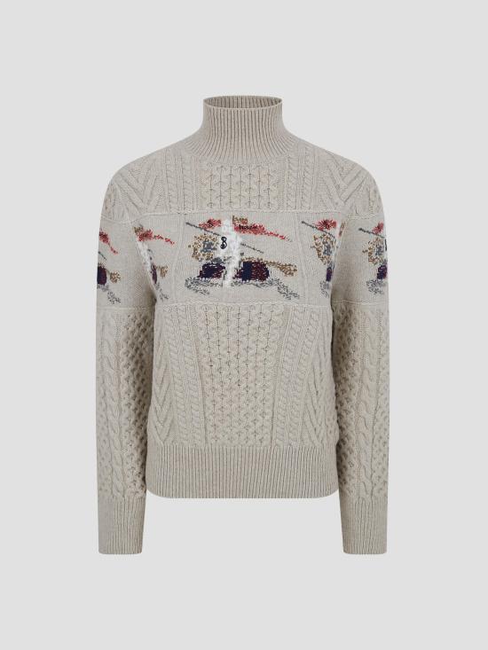 26SS 버버리 후드 티셔츠 8121451 A2954 BEIGE MELANGE