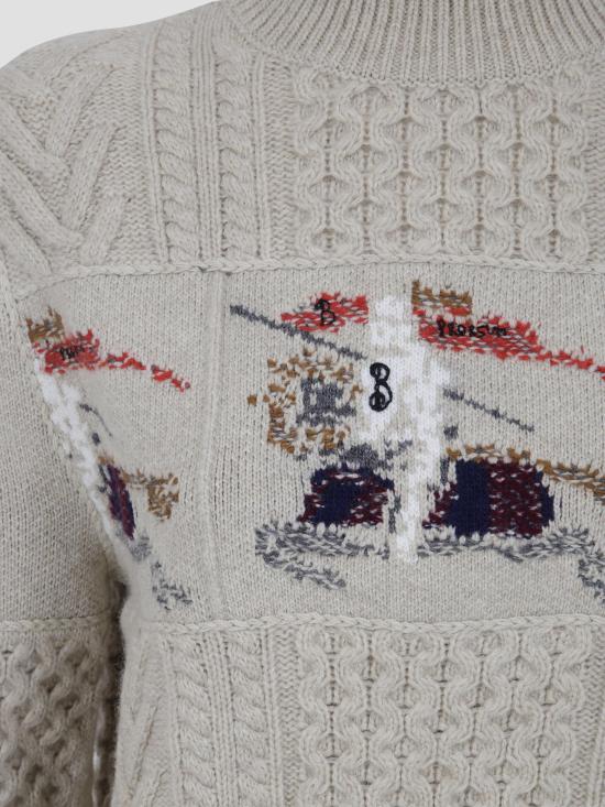 26SS 버버리 후드 티셔츠 8121451 A2954 BEIGE MELANGE - BURBERRY