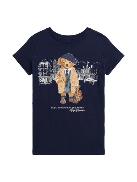 25FW [키즈] 랄프 로렌 티셔츠 313979033001 410 REFINED NAVY