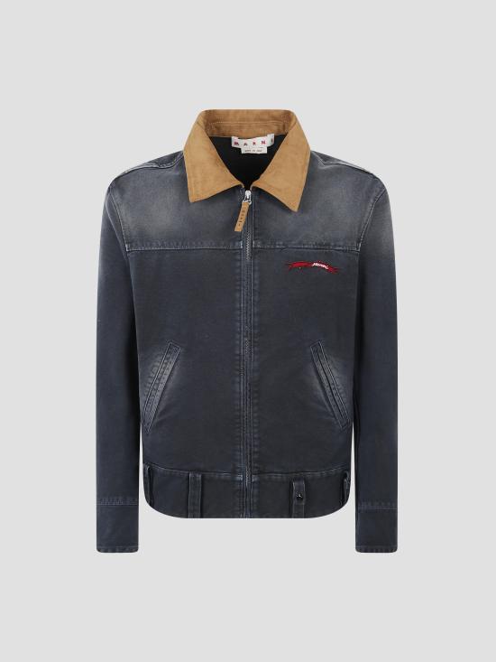 26SS 마르니 데님 자켓 JUMU0205GXUSCY63 00N99 BLACK