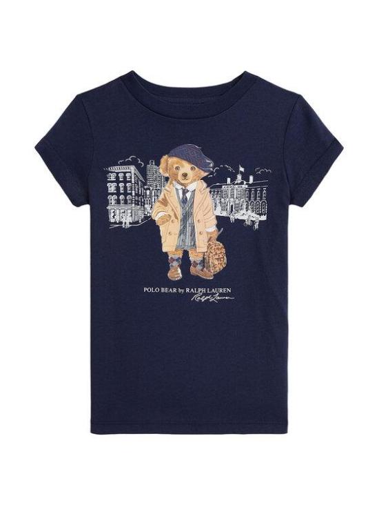25FW [키즈] 랄프 로렌 티셔츠 312979033001 410 REFINED NAVY