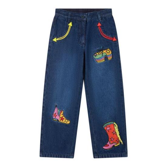 25FW [키즈] 스텔라 맥카트니 진 TX6B90Z0746 635 NAVY BLUE