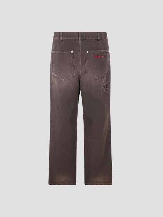 26SS 마르니 스트레이트 팬츠 PUMU0325GXUSCY63 00M75 CACAO - MARNI