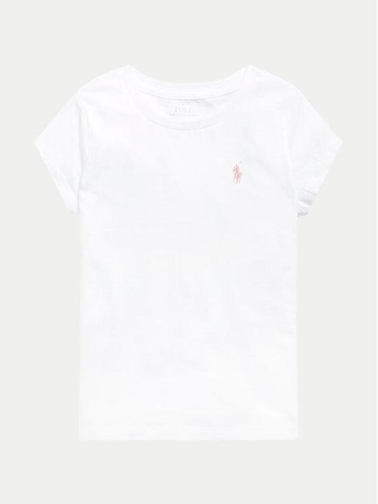 25FW [키즈] 랄프 로렌 트레이닝 상의 313833549064 100 WHITE W HINT OF PINK