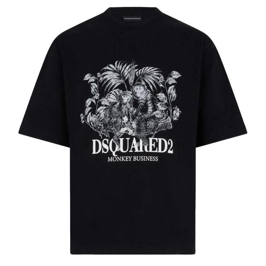 26SS 디스퀘어드2 반팔 티셔츠 S74GD1545D20106 900 BLACK