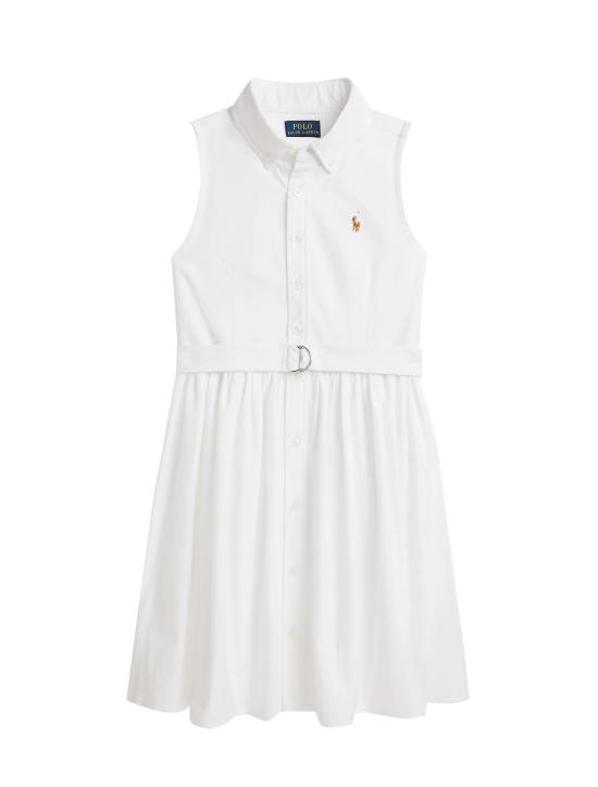 26SS [키즈] 랄프 로렌 원피스 313934188001 100 WHITE