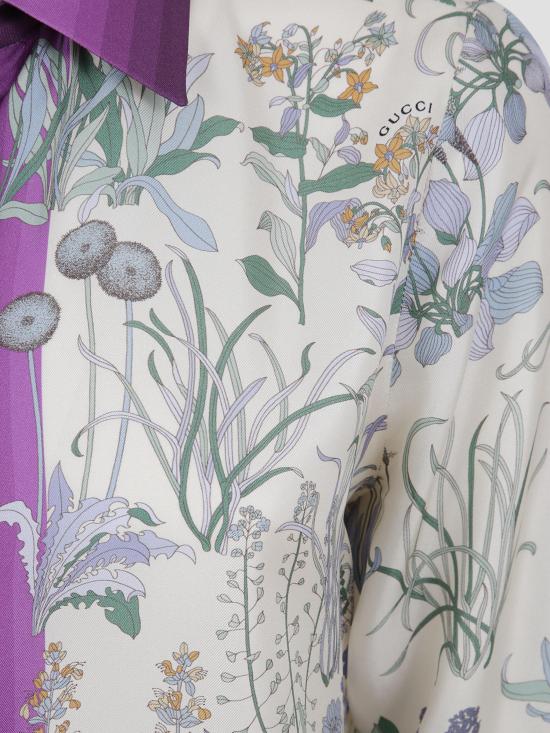 26SS 구찌 셔츠 856092ZAUK7 9224 IVORY PURPLE MC - GUCCI