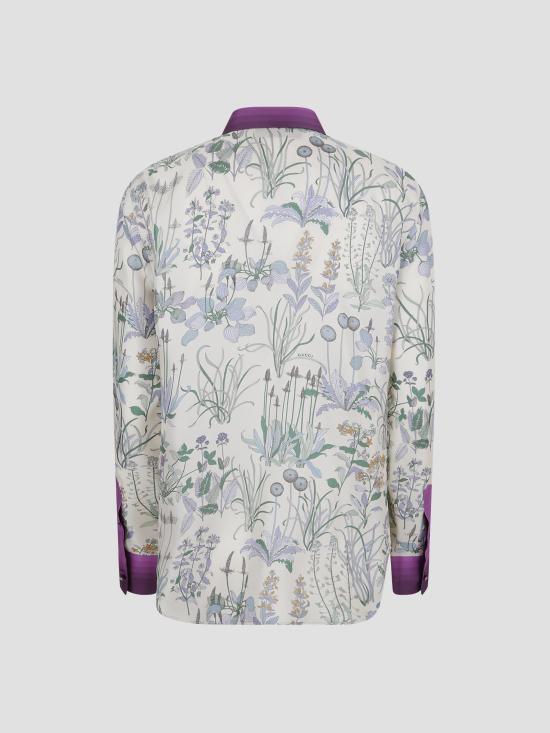 26SS 구찌 셔츠 856092ZAUK7 9224 IVORY PURPLE MC - GUCCI
