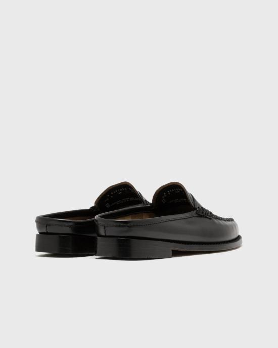 26SS 지에이치 바스앤코 로퍼 BA41000 001 BLACK WHITE LEATHER - G.H. BASS & CO.