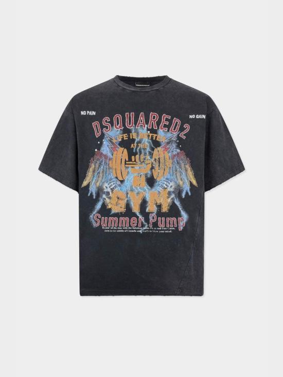 26SS 디스퀘어드2 반팔 티셔츠 S74GD1539D20108 814 CHARCOAL