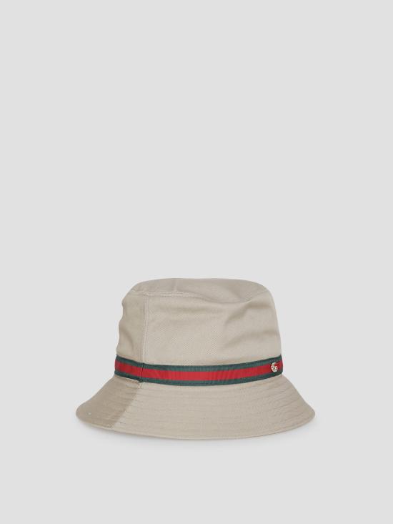 26SS 구찌 모자 8575924HBIZ 2566 BROWN DARK GREEN - GUCCI