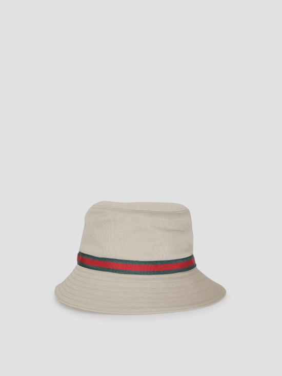 26SS 구찌 모자 8575924HBIZ 2566 BROWN DARK GREEN - GUCCI