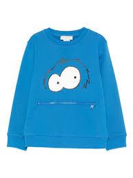 25FW [키즈] 스텔라 맥카트니 트레이닝 상의 TX4Q40Z3059 60Q LIGHT BLUE