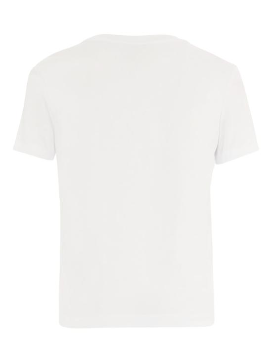 26SS 카사블랑카 반팔 티셔츠 WSP26JTS02004 CRYSTAL WARPED LOGO - CASABLANCA