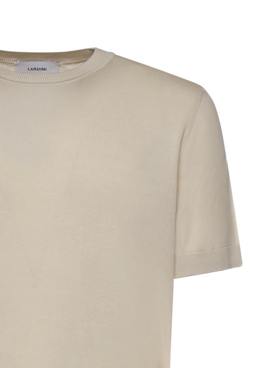 26SS 라르디니 반팔 티셔츠 PALMMC80 PA66031150 White - LARDINI