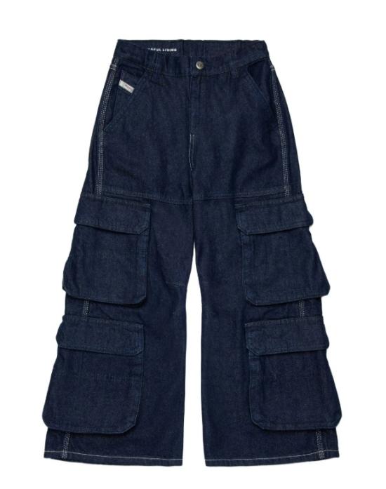 26SS [키즈] 디젤 스트레이트 팬츠 J02514 KXBRNK01